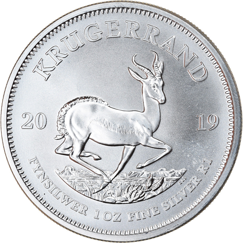 Monnaie, Afrique du Sud, Krugerrand, 2019, 1 Oz, FDC, Argent