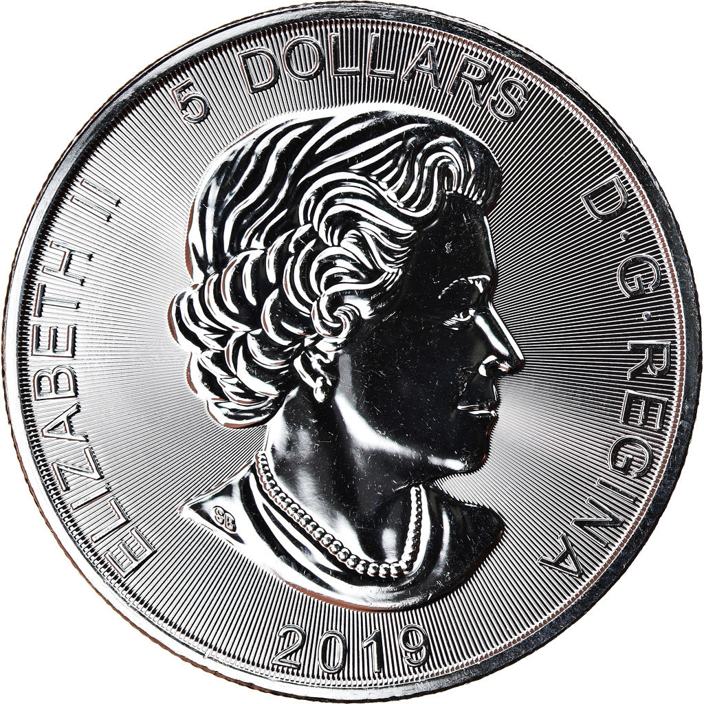 Moneta, Canada, Grizzly, 5 Dollars, 2019, 1 Oz, FDC, Argento