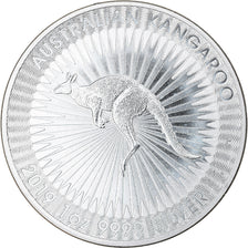 Coin, Australia, Australian Kangaroo, 1 Dollar, 2019, 1 Oz, MS(65-70), Silver