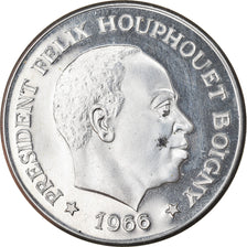 Moneda, Costa de Marfil, 10 Francs, 1966, SC, Plata, KM:1