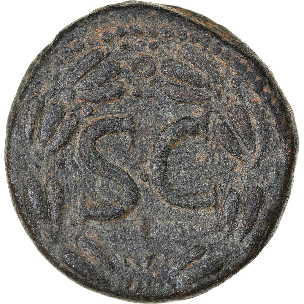 Coin, Seleucis and Pieria, Trajan, As, 116-117, Antioch, EF(40-45), Bronze