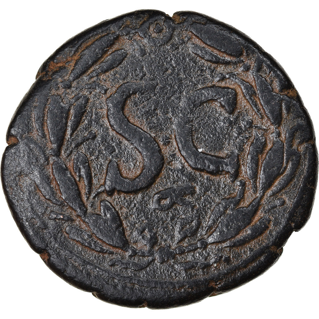 Münze, Seleucis and Pieria, Antoninus Pius, As, 138-139, Antioch, S+, Bronze