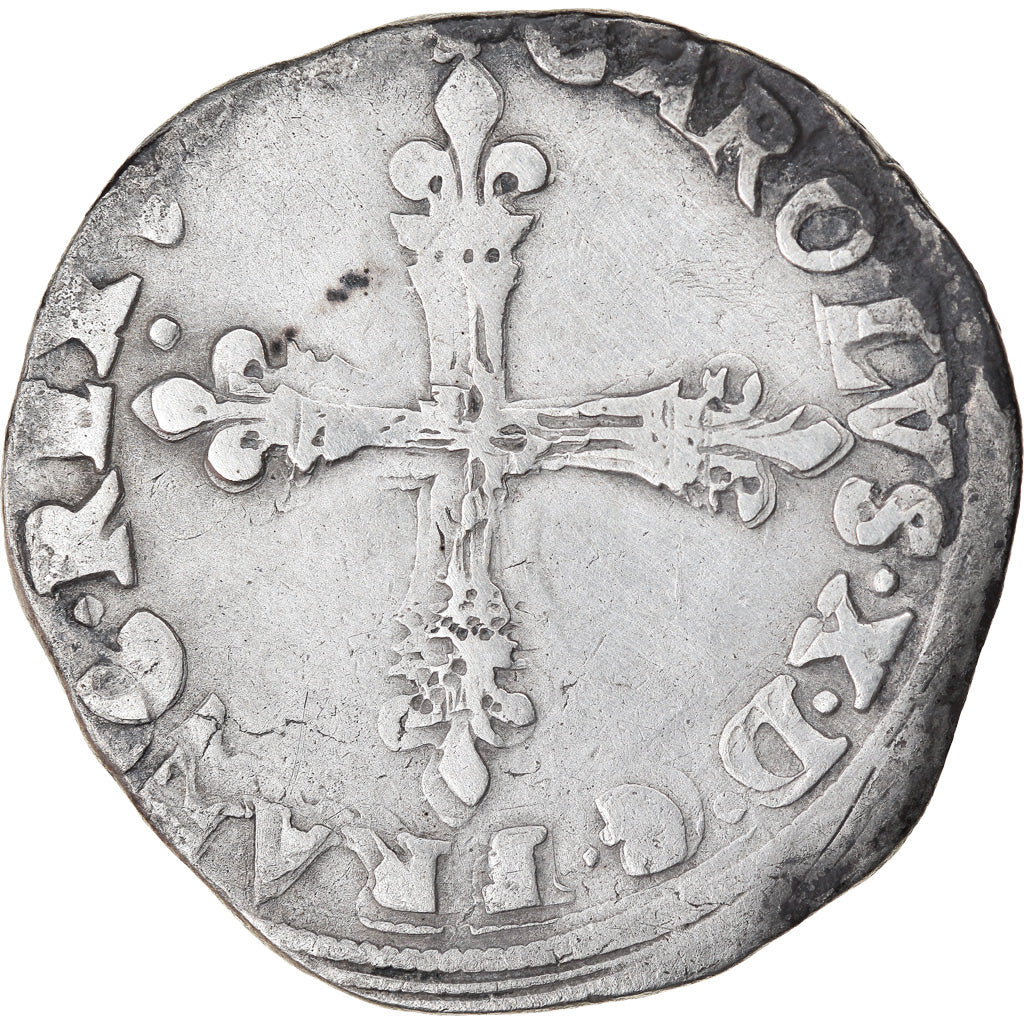 Coin, France, Charles X, 1/4 Ecu, Uncertain date, Paris, VF(30-35), Silver