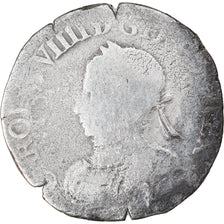Moneta, Francja, Charles IX, Teston, 1573, Uncertain Mint, VF(20-25), Srebro