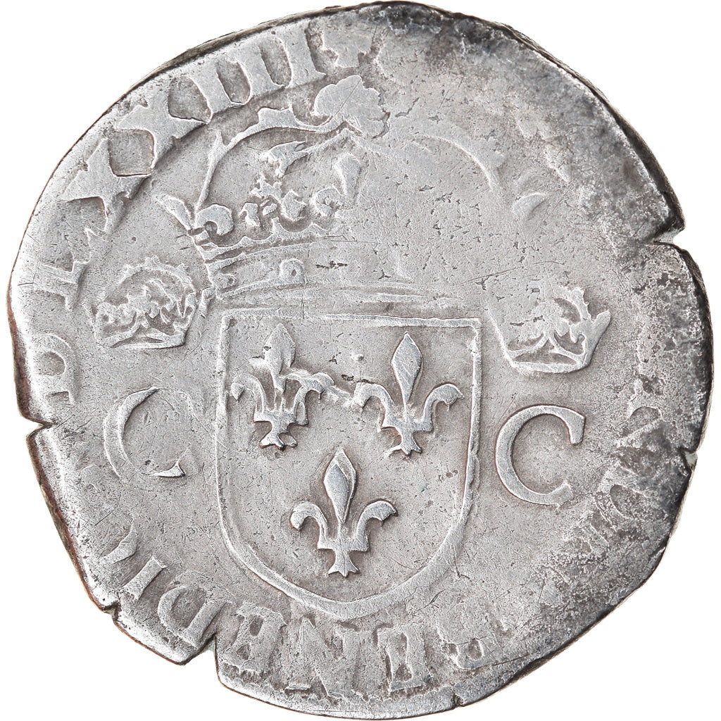 Coin, France, Charles IX, Teston, 1573, Uncertain Mint, VF(20-25), Silver