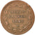 Monnaie, États italiens, PAPAL STATES, Pius IX, Mezzo (1/2) Baiocco, 1849