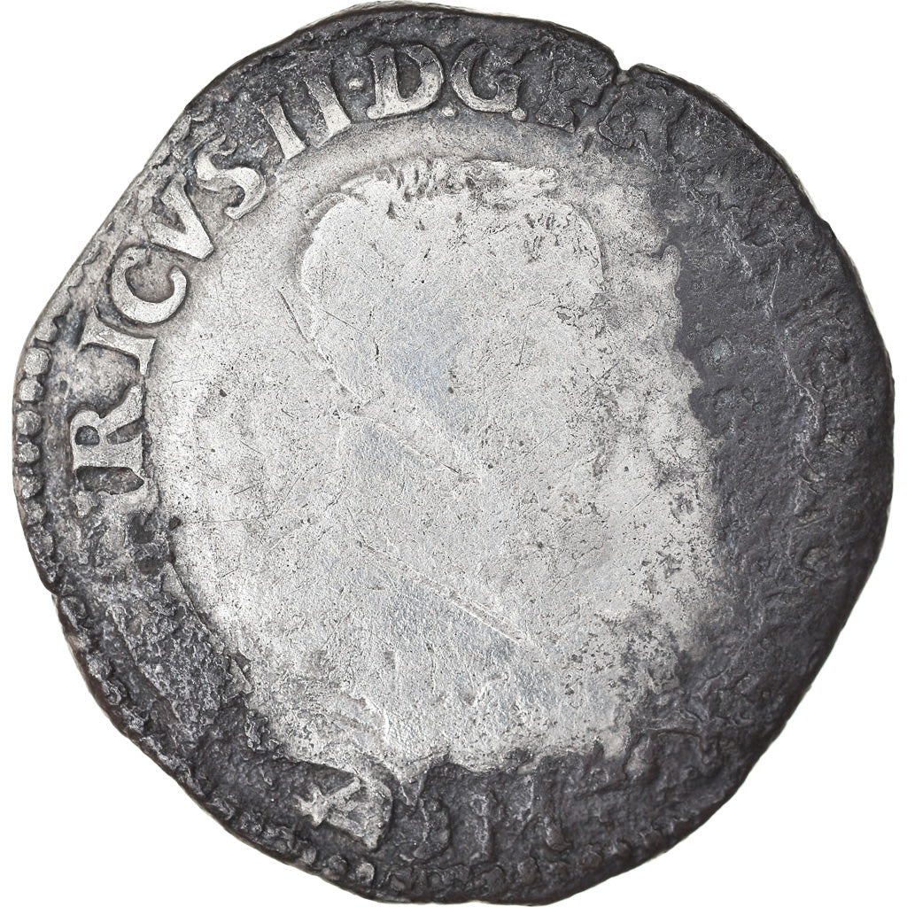 Munten, Frankrijk, François II, Teston, 1559, Bordeaux, FR, Zilver