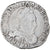 Moneda, Francia, Henri III, Demi Franc, 1587, Limoges, BC+, Plata, Sombart:4716