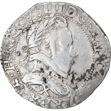 Münze, Frankreich, Henri III, Demi Franc, 1587, Amiens, S+, Silber