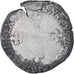 Monnaie, France, Henri III, 1/8 Ecu, Date incertaine, Rennes, TB, Argent
