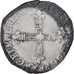 Münze, Frankreich, Henri III, 1/8 Ecu, Uncertain date, Nantes, S+, Silber
