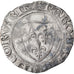 Moneda, Francia, Charles VI, Blanc Guénar, Tours, MBC, Vellón, Duplessy:377A