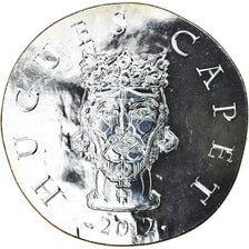 France, Monnaie de Paris, 10 Euro, Hugues Capet, 2012, Proof, MS(65-70), Silver