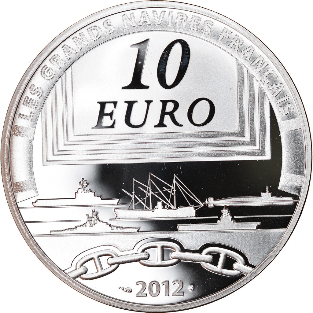 France, Monnaie de Paris, 10 Euro, La Jeanne d'Arc, 2012, Proof, FDC, Argent