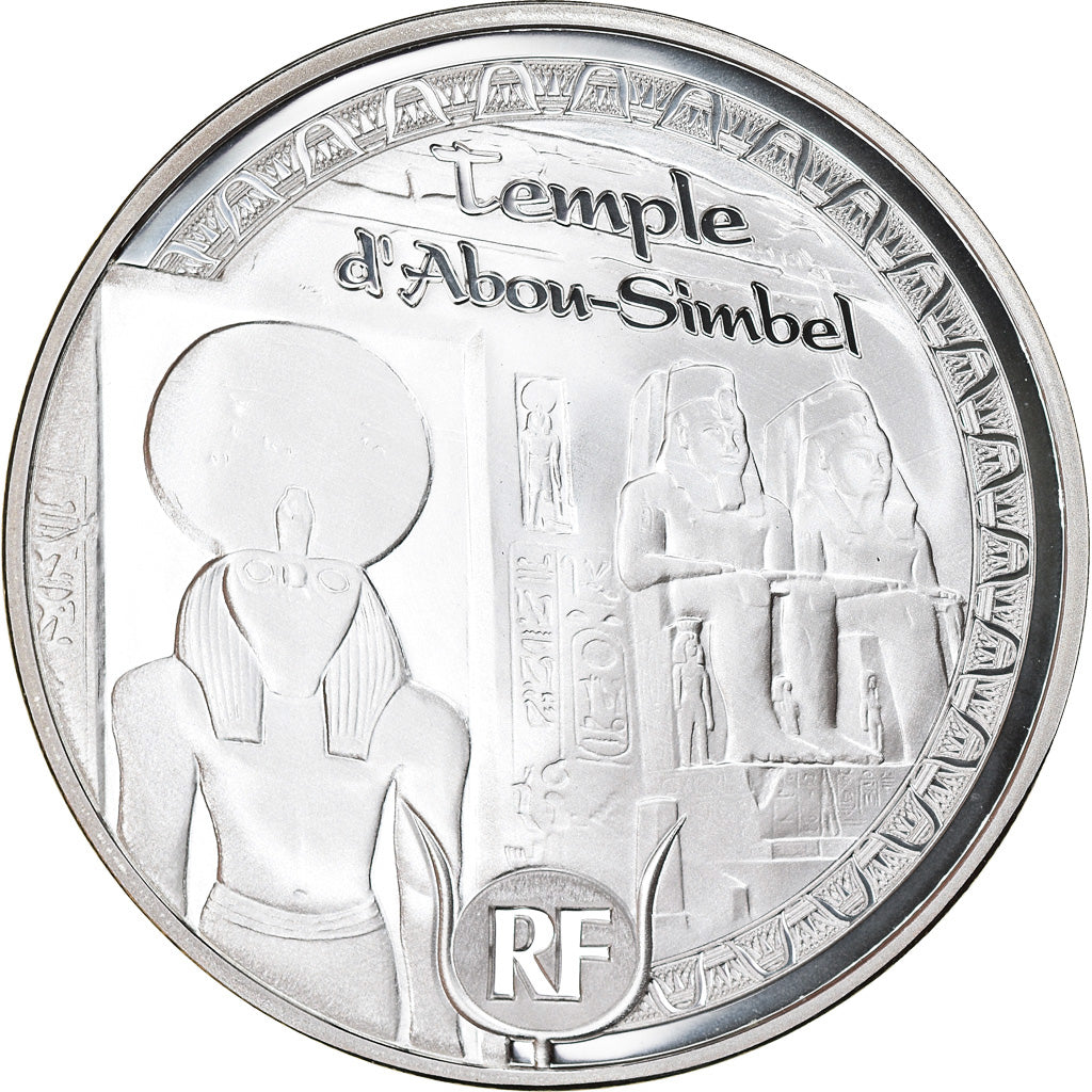 France, Monnaie de Paris, 10 Euro, Temple d'Abou-Simbel, 2012, Proof, MS(65-70)