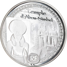 France, Monnaie de Paris, 10 Euro, Temple d'Abou-Simbel, 2012, Proof, MS(65-70)