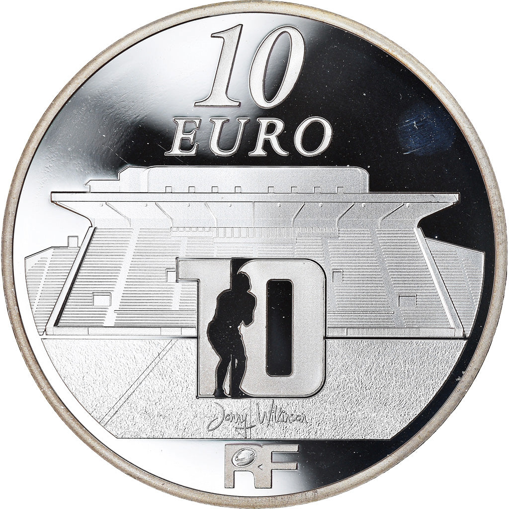 France, Monnaie de Paris, 10 Euro, Rugby Club Toulonnais, 2012, Proof