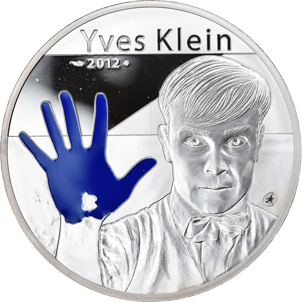 France, Monnaie de Paris, 10 Euro, Yves Klein, 2012, Proof, FDC, Argent