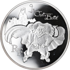 France, Monnaie de Paris, 10 Euro, Le Chat Botté, 2012, Proof, MS(65-70)