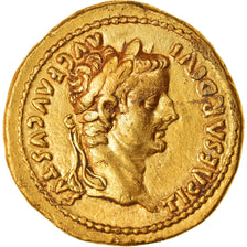 Moeda, Tiberius, Aureus, AD 15-18, Lyon - Lugdunum, AU(50-53), Dourado, RIC:25