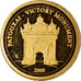 Coin, Lao, Patouxai, 500 Kip, 2008, Valcambi, MS(65-70), Gold, KM:160