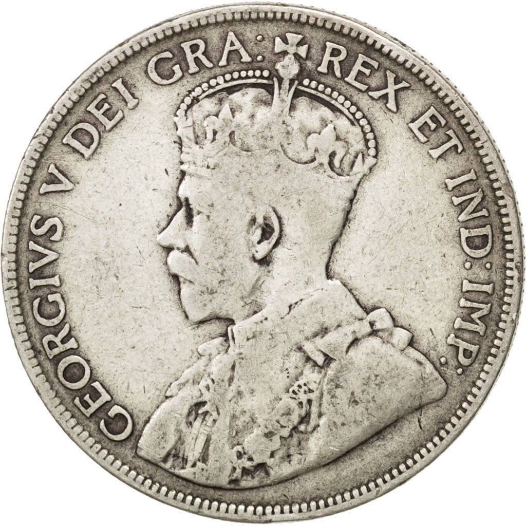 NEWFOUNDLAND, 50 Cents, 1911, Royal Canadian Mint, KM #12, VF(30-35), Silver,...