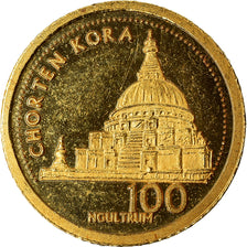 Münze, Bhutan, Jigme Khesar Namgyel Wangchuck, 100 Ngultrums, 2011, UNZ, Gold