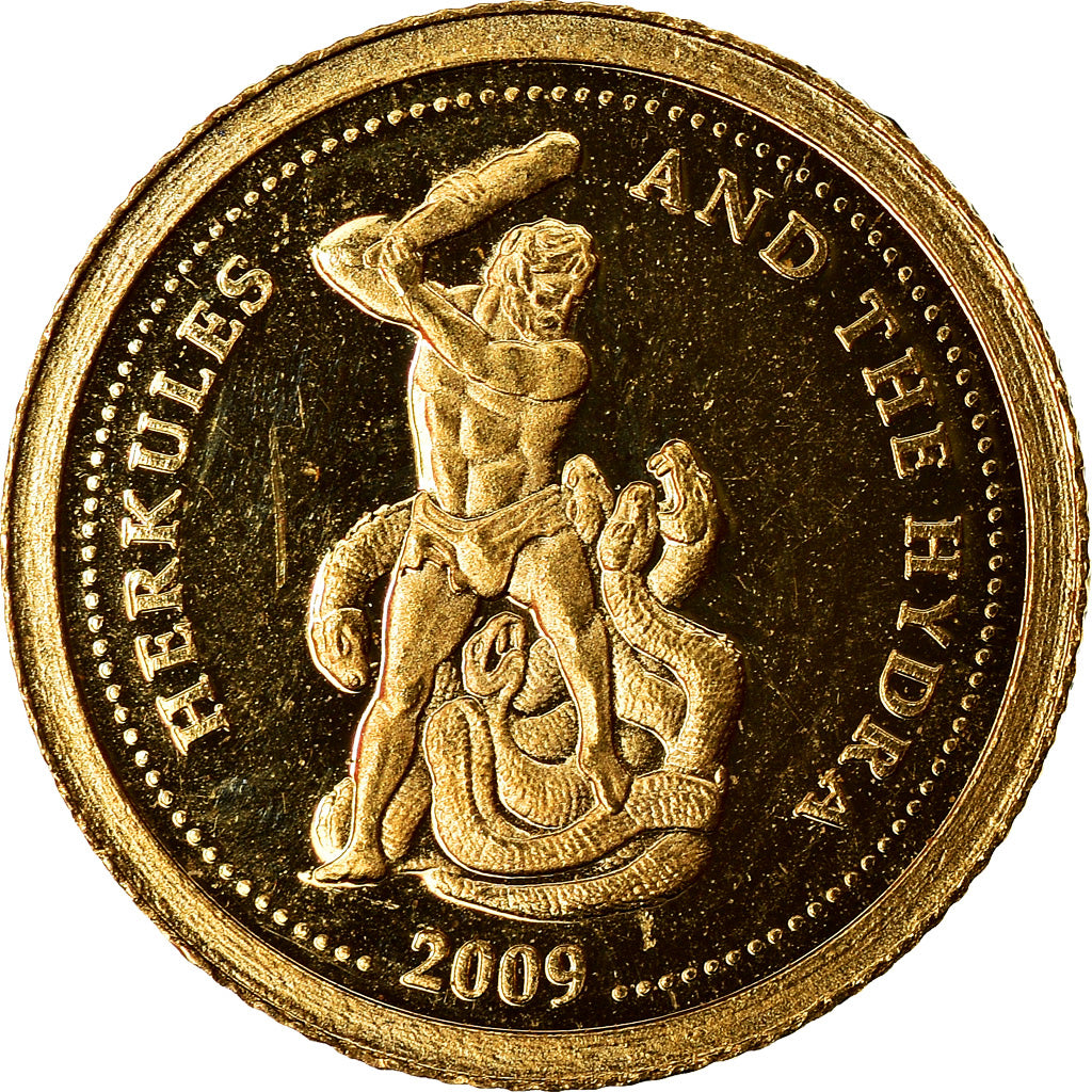 Moneta, Palau, Hercule, Dollar, 2009, FDC, Oro