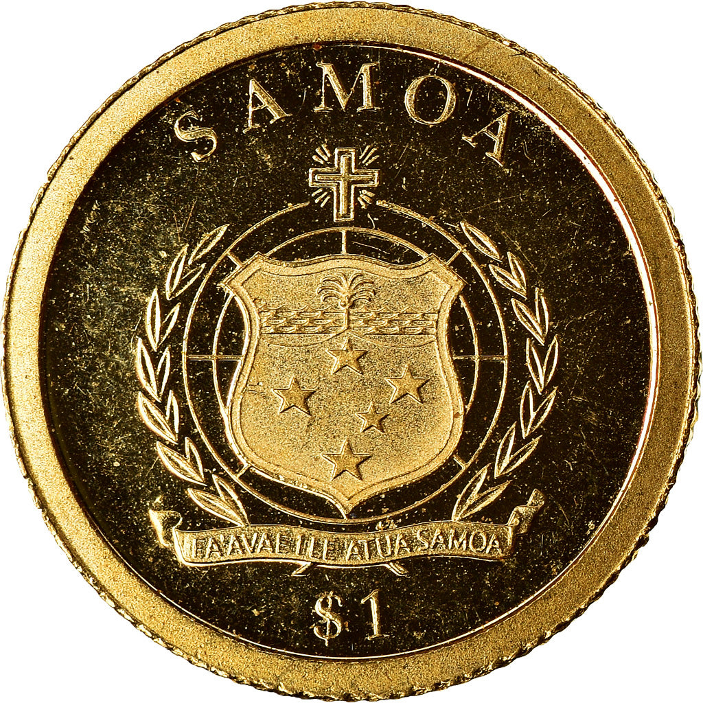 Coin, Samoa, Marie Curie, Tala, 2009, B.H. Mayer, MS(65-70), Gold, KM:187