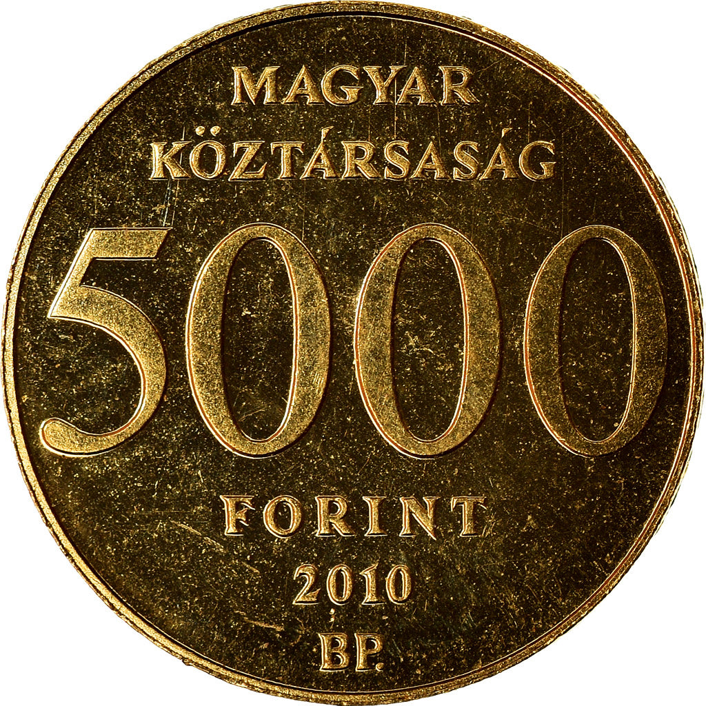 Coin, Hungary, Erkel Ferenc, 5000 Forint, 2010, Budapest, MS(65-70), Gold