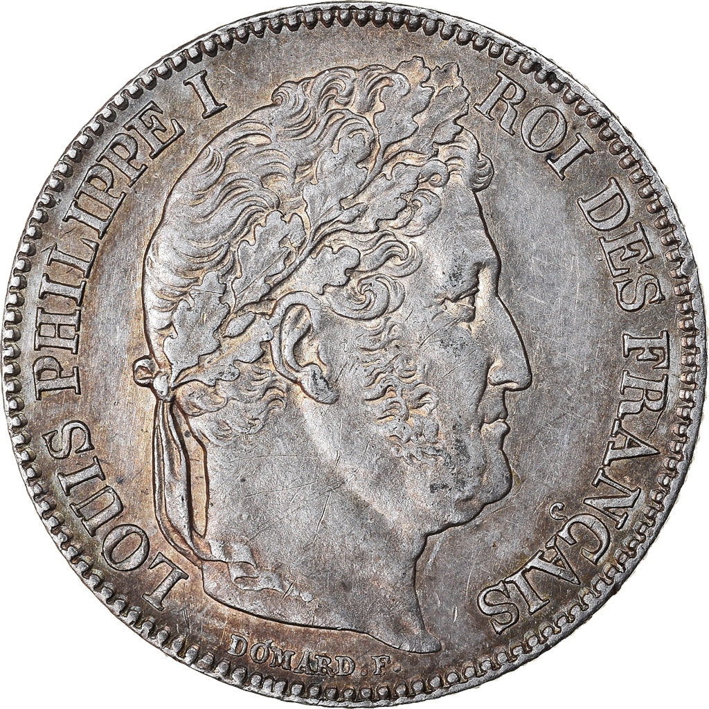 Coin, France, Louis-Philippe, Franc, 1845, Rouen, AU(50-53), Silver, Gadoury:453