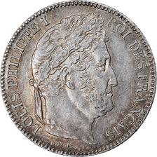 Coin, France, Louis-Philippe, Franc, 1845, Rouen, AU(50-53), Silver, Gadoury:453