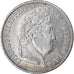 Coin, France, Louis-Philippe, 1/2 Franc, 1845, Rouen, AU(50-53), Silver
