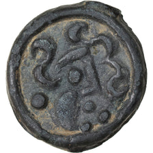 Moeda, Suessiones, Potin au Sanglier, Ist century BC, AU(50-53), Bilhão