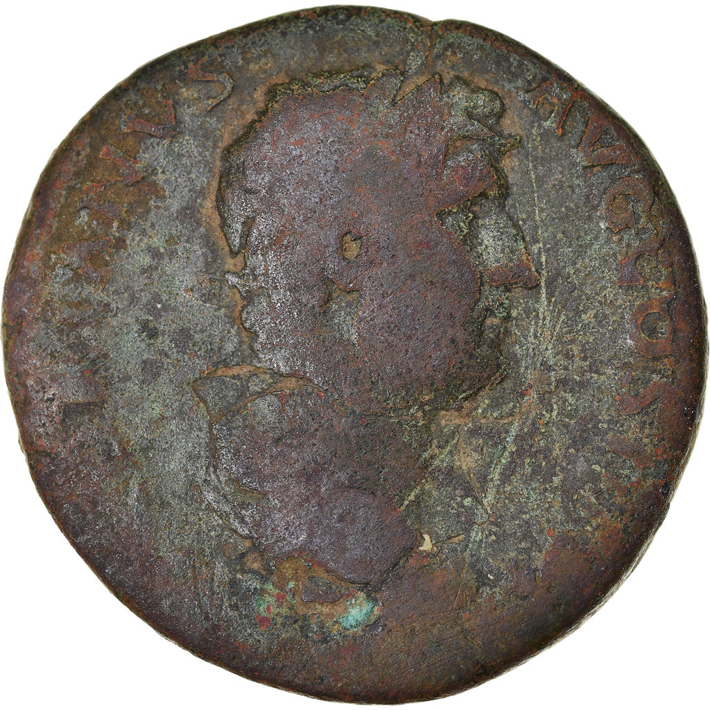 Coin, Hadrian, As, AD 134-138, Rome, VF(20-25), Bronze, RIC:860