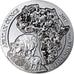 Coin, Rwanda, Hippopotamus, 50 Francs, 2017, 1 Oz, MS(65-70), Silver