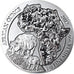 Coin, Rwanda, Hippopotamus, 50 Francs, 2017, 1 Oz, MS(65-70), Silver