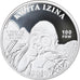 Coin, Rwanda, Mountain Gorilla, 100 Francs, 2010, 1 Oz, MS(65-70), Silver