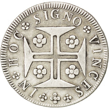 PORTUGAL, 120 Reis, 6 Vintens, Lisbon, KM #286, EF(40-45), Silver, 3.62