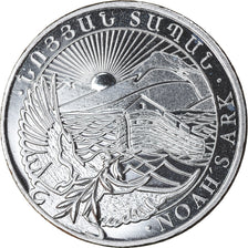Coin, Armenia, Noah's Ark, 100 Dram, 2018, 1/4 Oz, MS(65-70), Silver