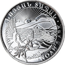 Coin, Armenia, Noah's Ark, 100 Dram, 2019, 1/4 Oz, MS(65-70), Silver
