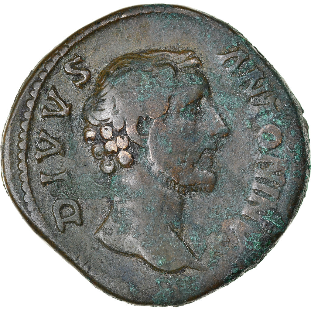 Coin, Divus Antoninus Pius, Sestertius, 161, Rome, EF(40-45), Bronze, RIC:1266