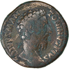 Coin, Divus Marcus Aurelius, Sestertius, 180, Rome, VF(20-25), Bronze, RIC:687