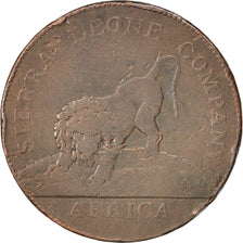 Coin, Sierra Leone, Penny, 1791, VF(20-25), Bronze, KM:2.1