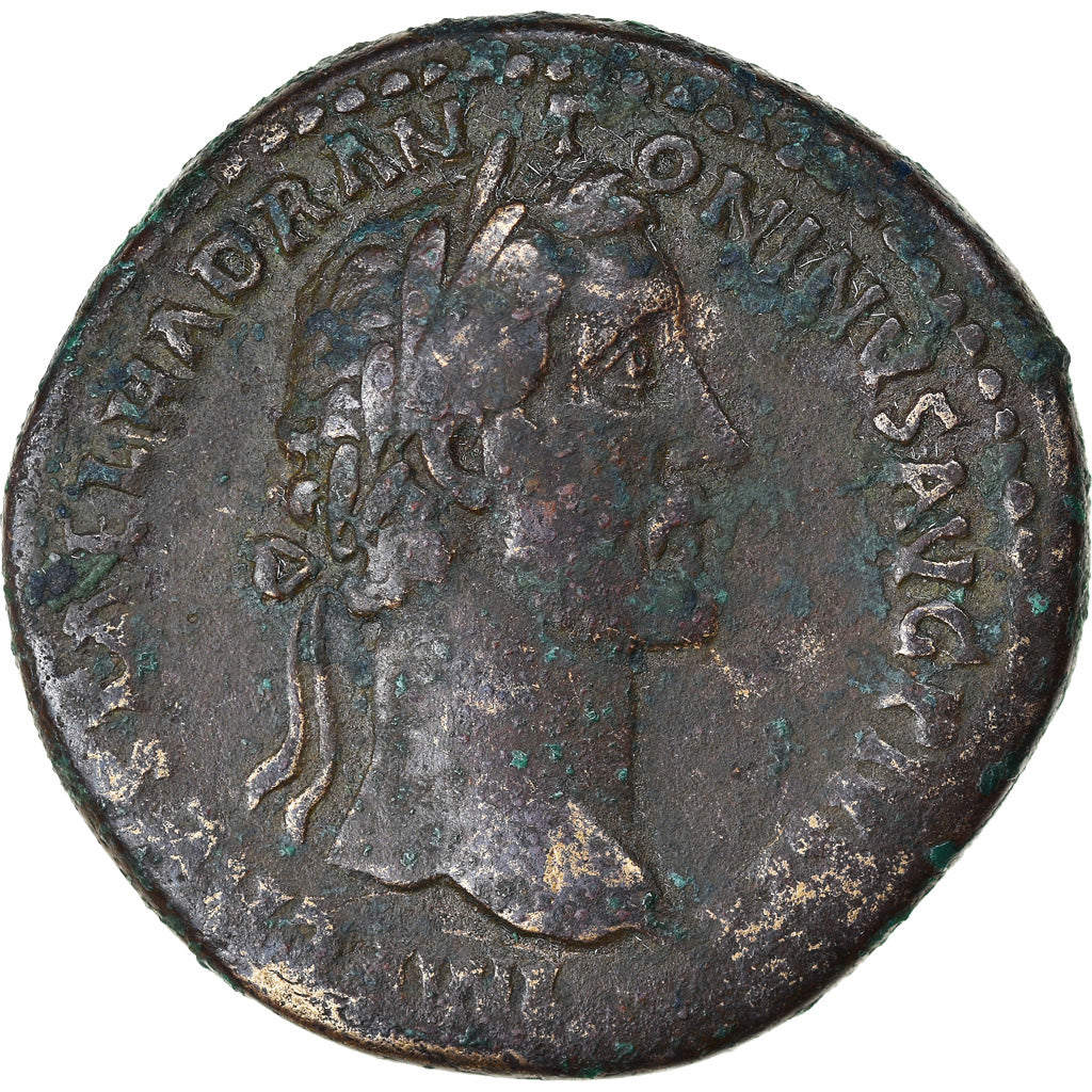 Coin, Antoninus Pius, Sestertius, 150-151, Rome, EF(40-45), Bronze, RIC:874
