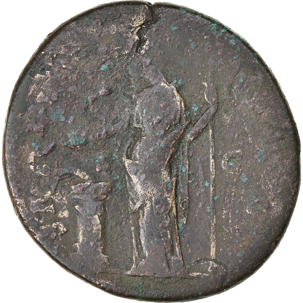 Coin, Antoninus Pius, Sestertius, 140-143, Rome, VF(20-25), Bronze, RIC:635