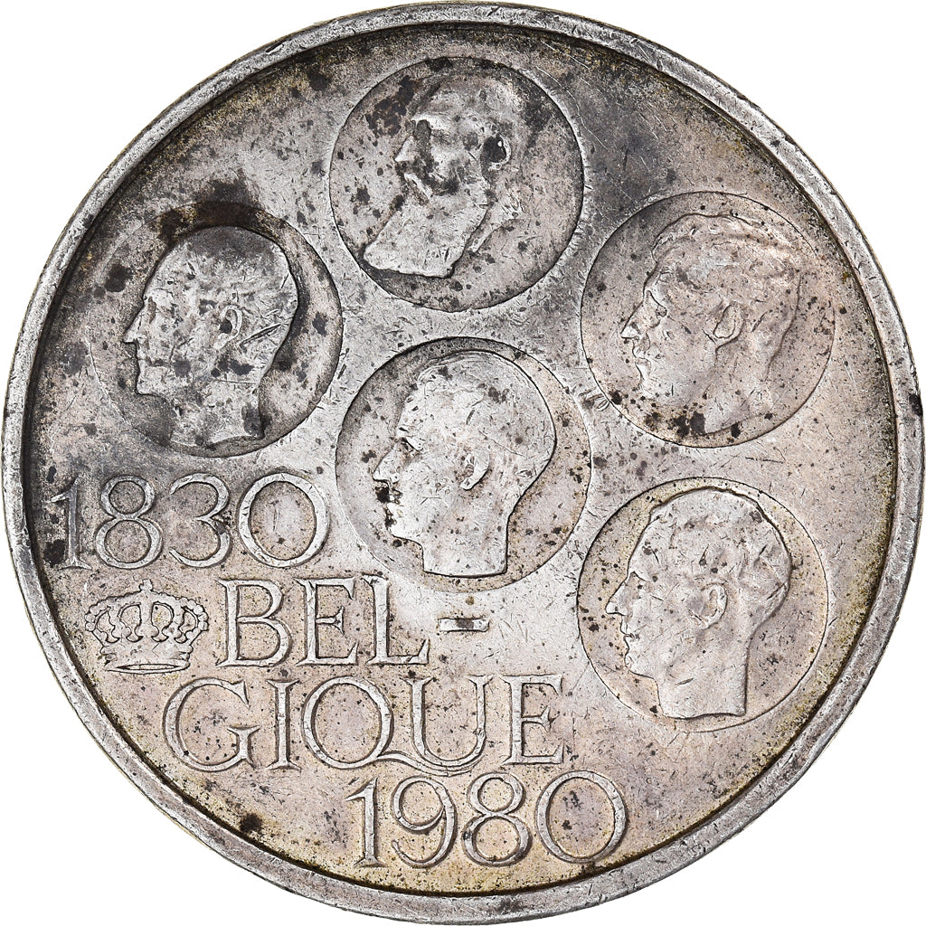 Coin, Belgium, 500 Francs, 500 Frank, 1980, Brussels, EF(40-45), Silver, KM:161a