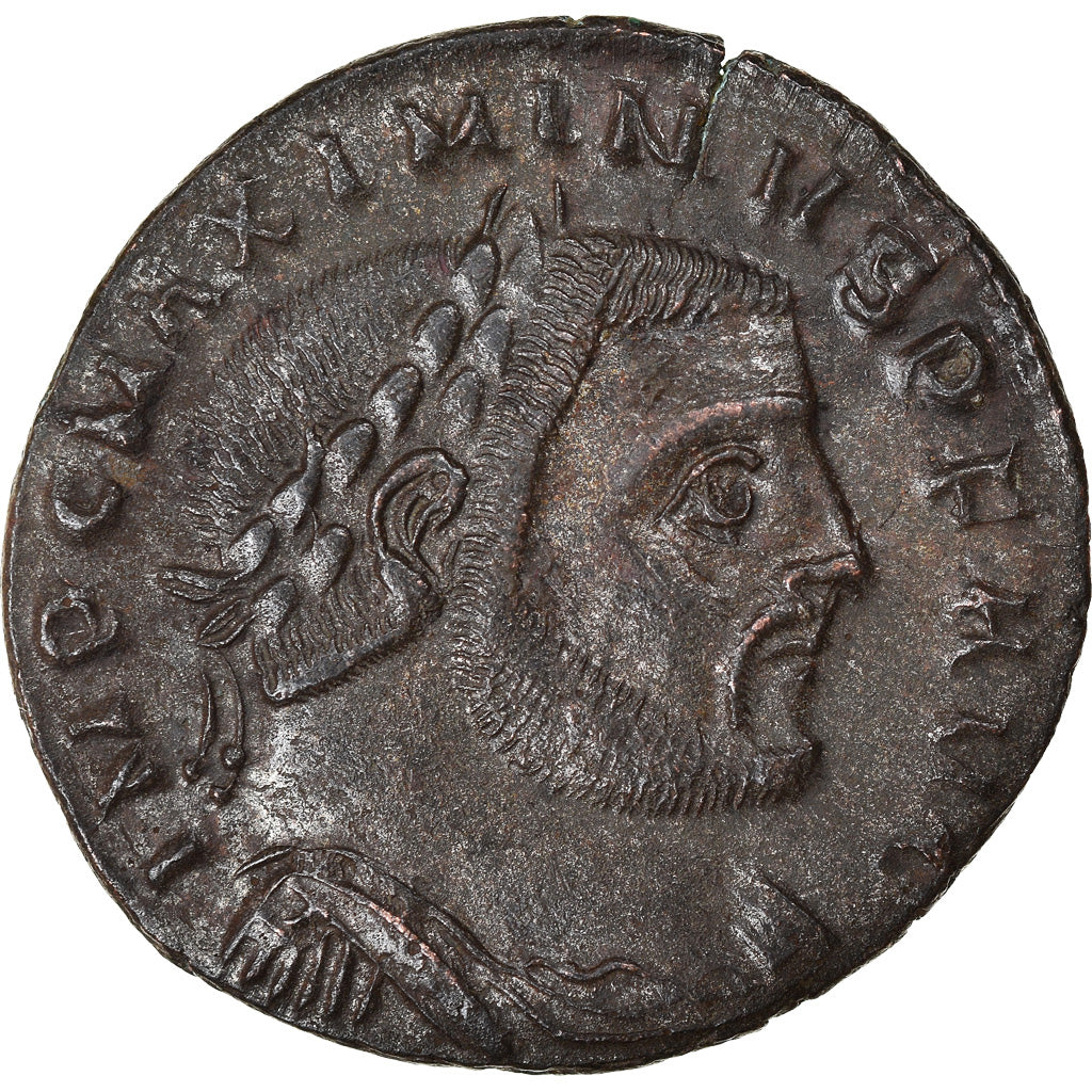 Monnaie, Maximin II Daia, Follis, 312-313, Thessalonique, TTB+, Bronze, RIC:61a