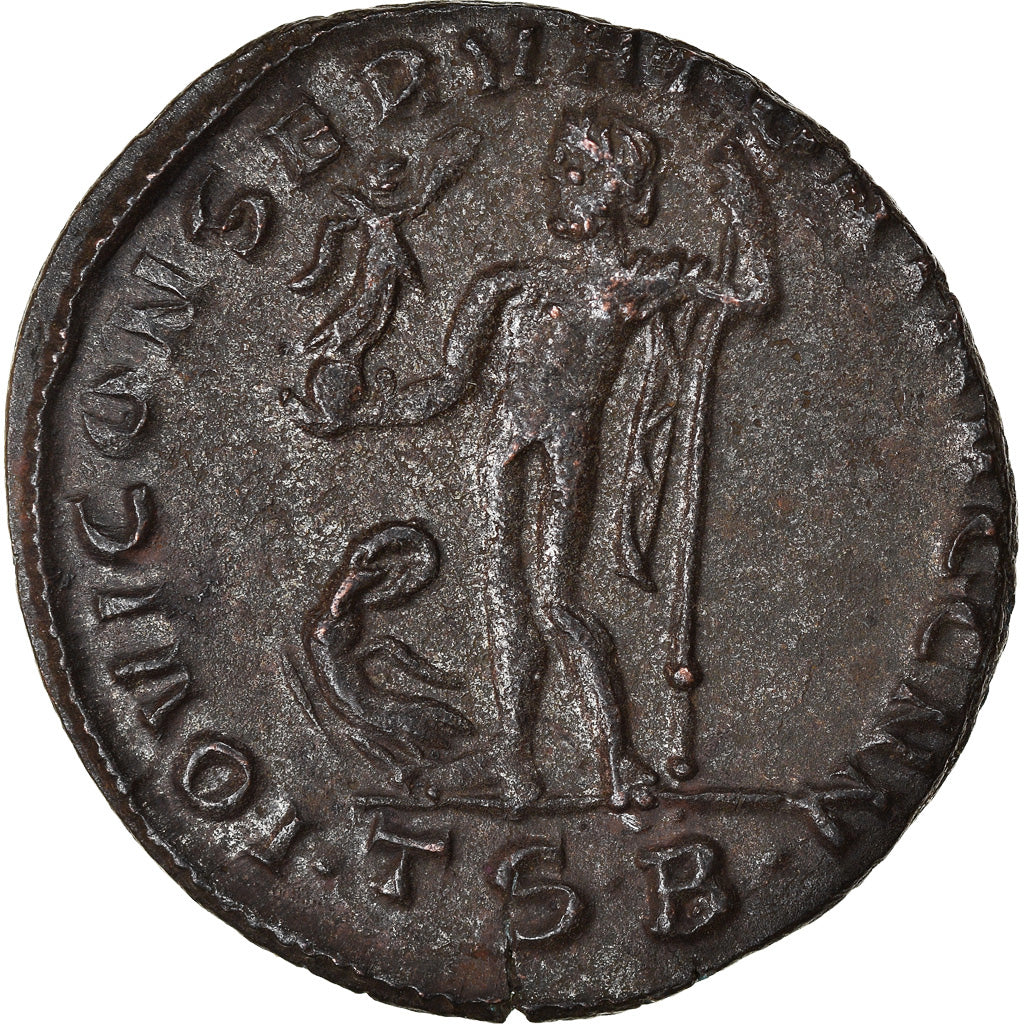 Monnaie, Maximin II Daia, Follis, 312-313, Thessalonique, TTB+, Bronze, RIC:61a