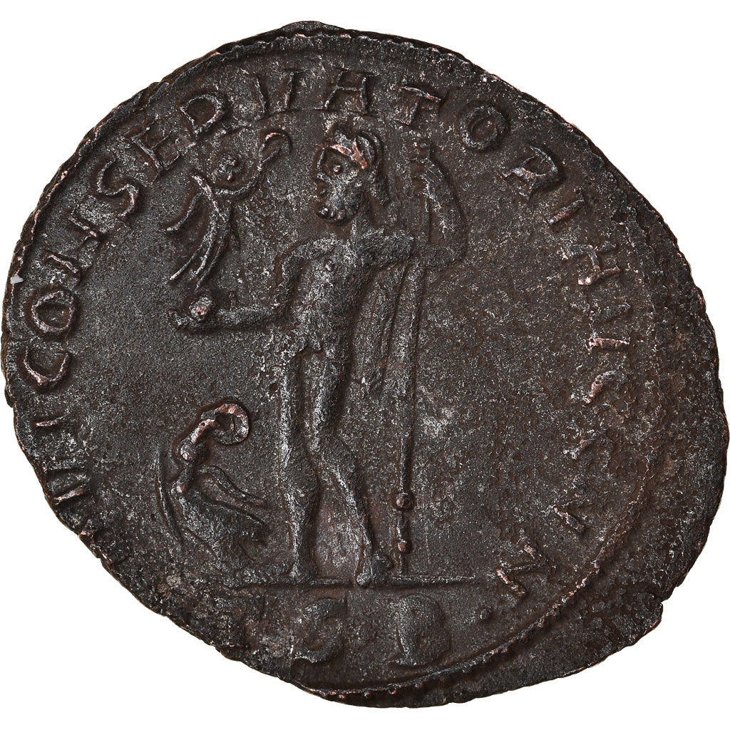 Coin, Maximinus II, Follis, 312-313, Thessalonica, EF(40-45), Bronze, RIC:61a